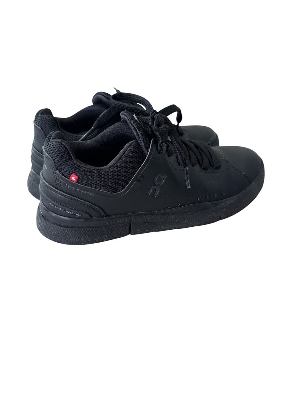 On Cloud THE ROGER Advantage black tennis shoes size 6.5 - Picture 5 of 11